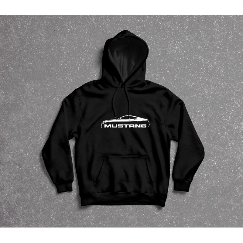 Mustang with silhouette Hoodie - 2