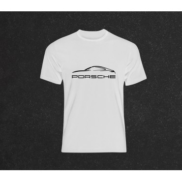 Porsche With Silhouette T-shirt