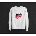 Cross STI with Subaru Sweatshirt