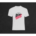 Cross STI with Subaru T-shirt