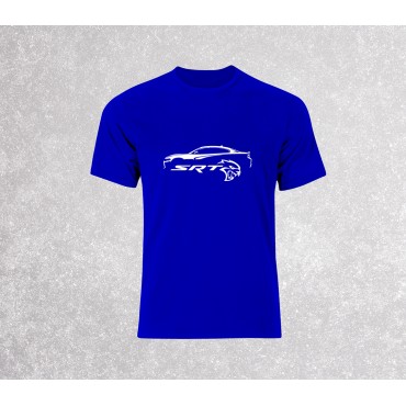 Dodge Charger SRT with silhouette T-shirt